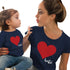Ma And Me 💖 T Shirts - Priority Shipping Matching Mom and Daughter Outfits Little Palace Store Blue Mother S